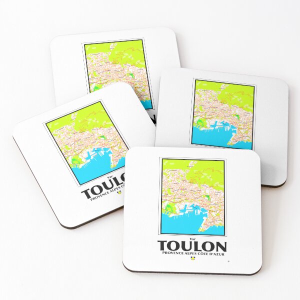Item preview, toulon map designed and sold by petiteToulon.