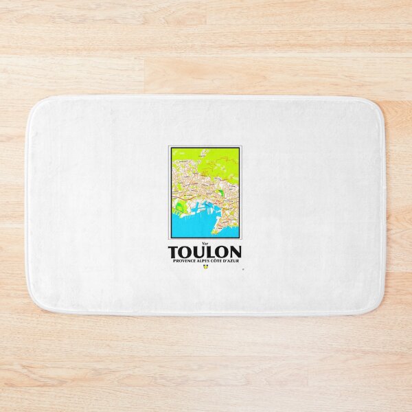 Item preview, toulon map designed and sold by petiteToulon.
