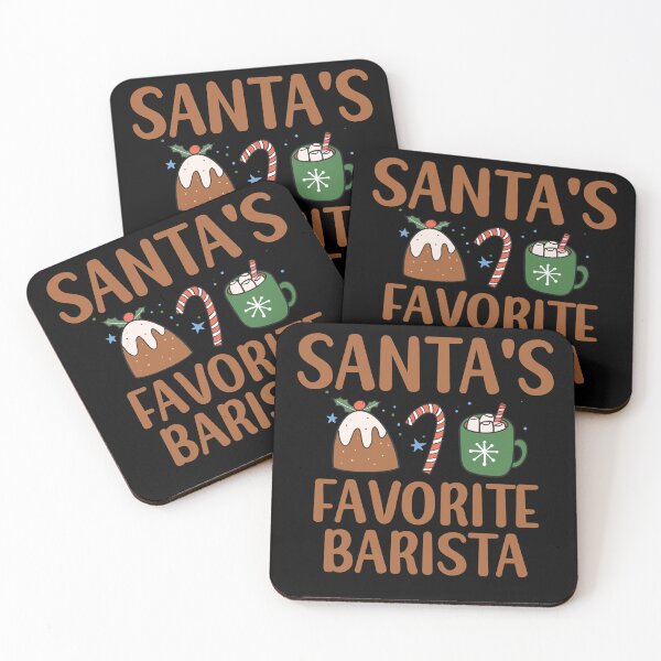 Item preview, Christmas Barista T Shirt designed and sold by SeasonXpress.