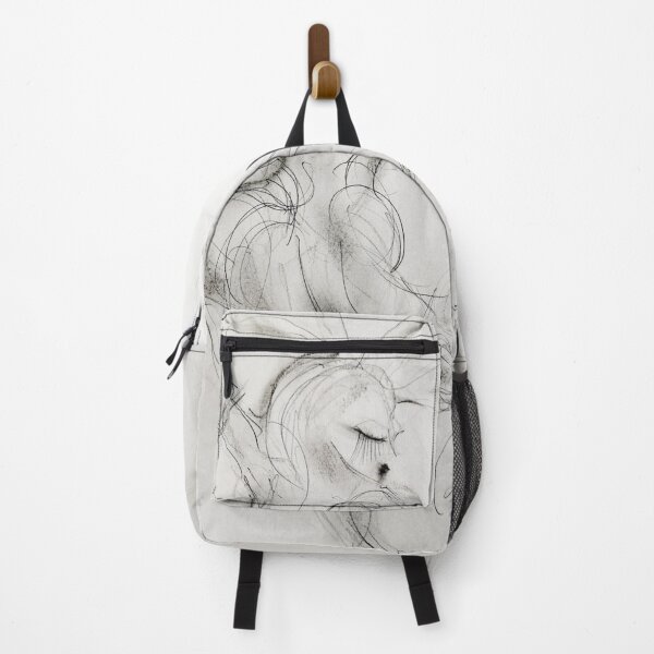 Fairy Princess Pencil Drawing by Sarnia  Backpack
