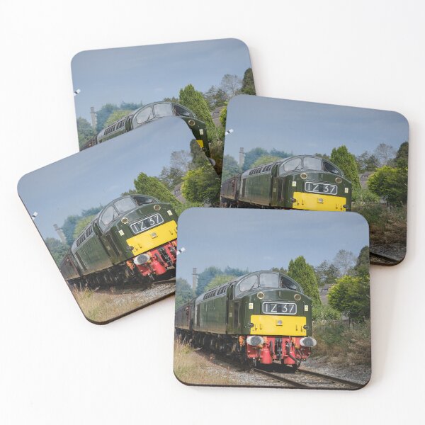 Item preview, Class 40 approaches Townsend Fold Crossing - East Lancs Railway  designed and sold by Xshooter.