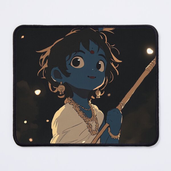 Item preview, Krishna, Indian deity | Anime style designed and sold by ComicsFactory.
