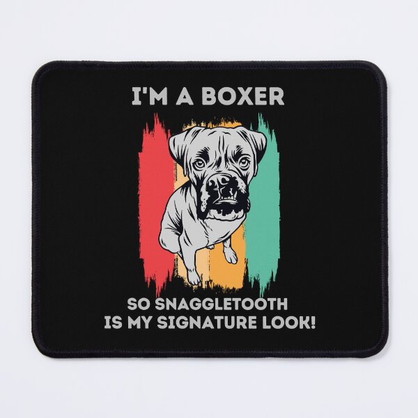 Item preview, Boxer dog.Snaggletooth and proud.Retro boxer dog. designed and sold by JAGA-ALIME.