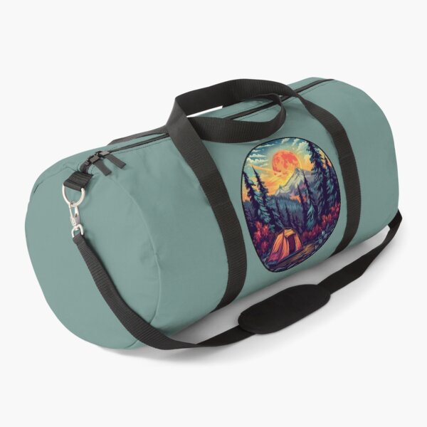 Item preview, Night Camping Adventure Scenic Tent Under Moonlight Wilderness designed and sold by meganohm.