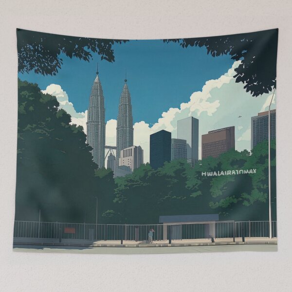 Item preview, Kuala Lumpur | Anime style designed and sold by ComicsFactory.