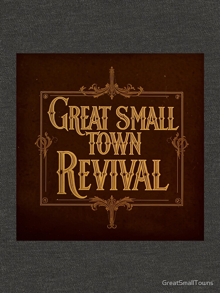 Thumbnail 5 of 5, Pullover Hoodie, Great Small Town Revival (Old Tyme Logo) designed and sold by GreatSmallTown.
