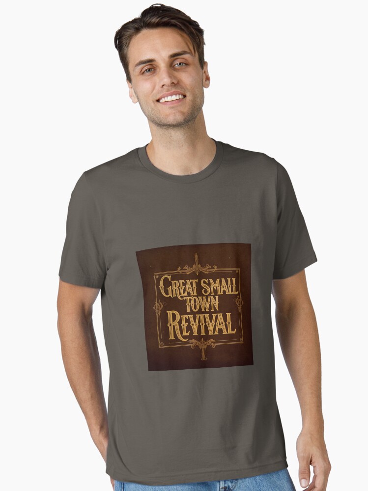 Thumbnail 1 of 7, Essential T-Shirt, Great Small Town Revival (Old Tyme Logo) designed and sold by GreatSmallTown.