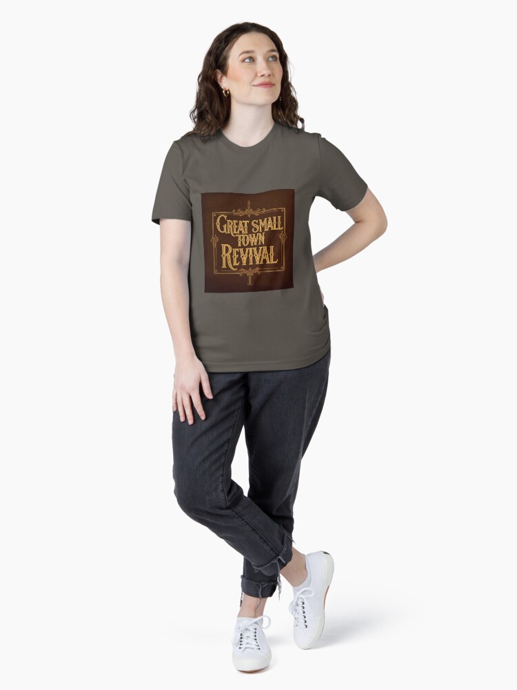 Thumbnail 4 of 7, Essential T-Shirt, Great Small Town Revival (Old Tyme Logo) designed and sold by GreatSmallTown.