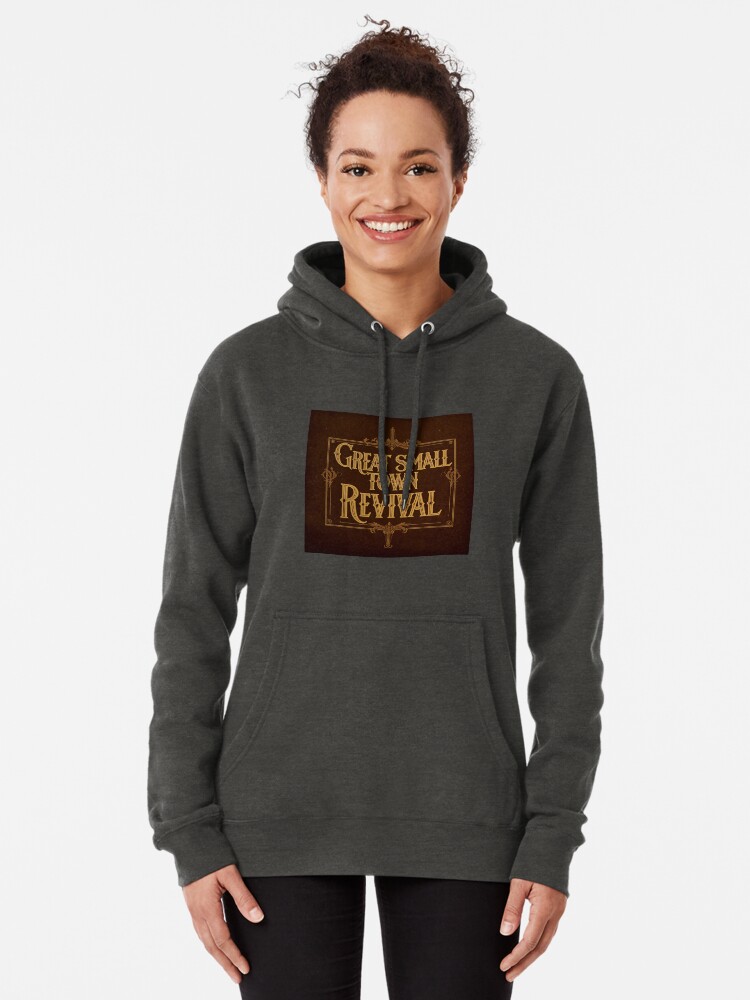 Thumbnail 2 of 5, Pullover Hoodie, Great Small Town Revival (Old Tyme Logo) designed and sold by GreatSmallTown.