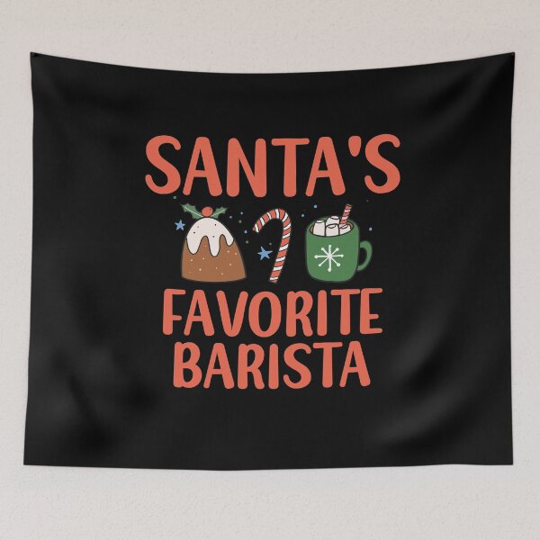 Item preview, Christmas Barista T Shirt designed and sold by SeasonXpress.