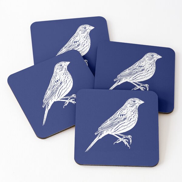 Item preview, Corn Bunting White Design designed and sold by designsasstultd.
