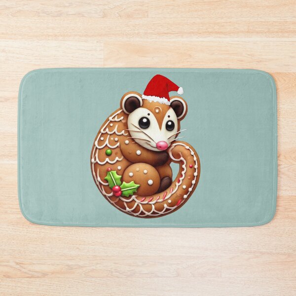 Item preview, Christmas opposum gingerbread cookie designed and sold by Meandmyshop.