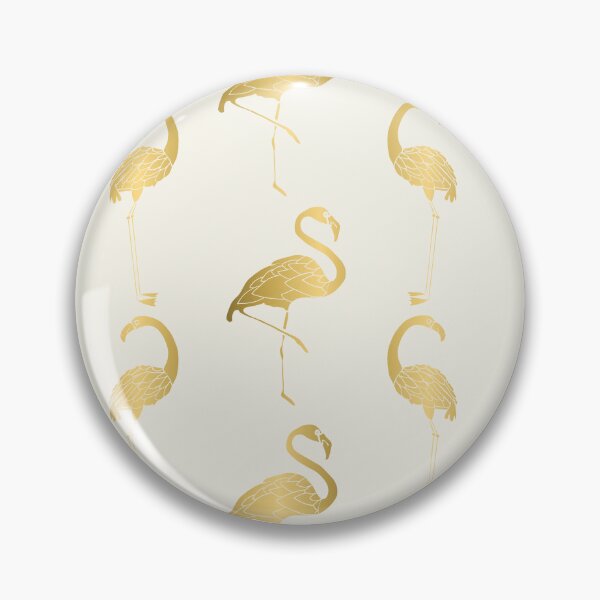 Item preview, Palm Desert Flamingo Collection | Flamingo Pattern - Gold designed and sold by Old Urban Farmhouse Design Studio.