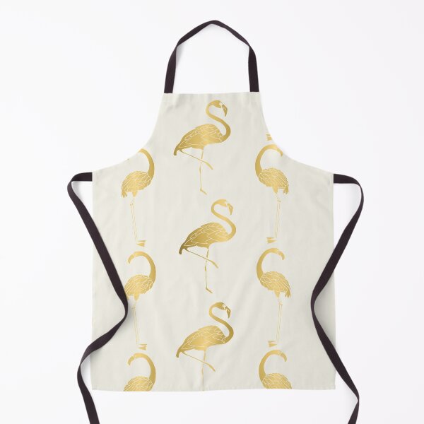 Item preview, Palm Desert Flamingo Collection | Flamingo Pattern - Gold designed and sold by Old Urban Farmhouse Design Studio.