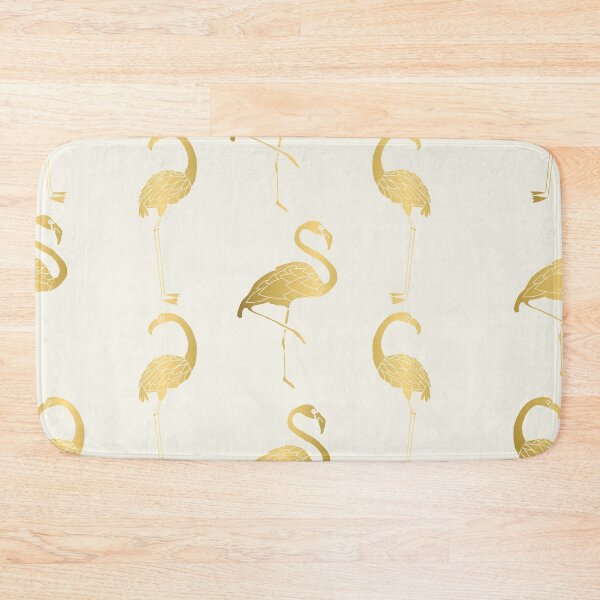 Item preview, Palm Desert Flamingo Collection | Flamingo Pattern - Gold designed and sold by Old Urban Farmhouse Design Studio.