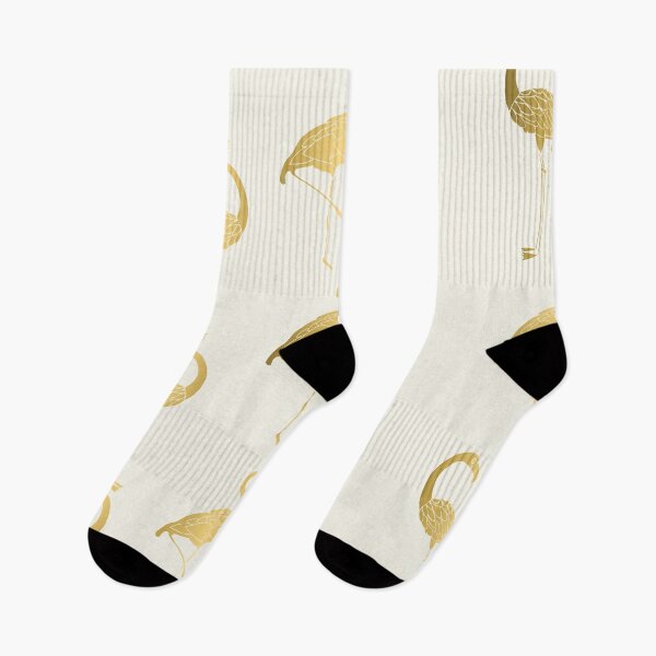 Item preview, Palm Desert Flamingo Collection | Flamingo Pattern - Gold designed and sold by Old Urban Farmhouse Design Studio.