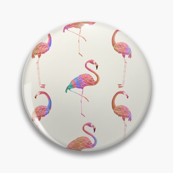 Item preview, Palm Desert Flamingo Collection | Flamingo Pattern - Rainbow designed and sold by Old Urban Farmhouse Design Studio.