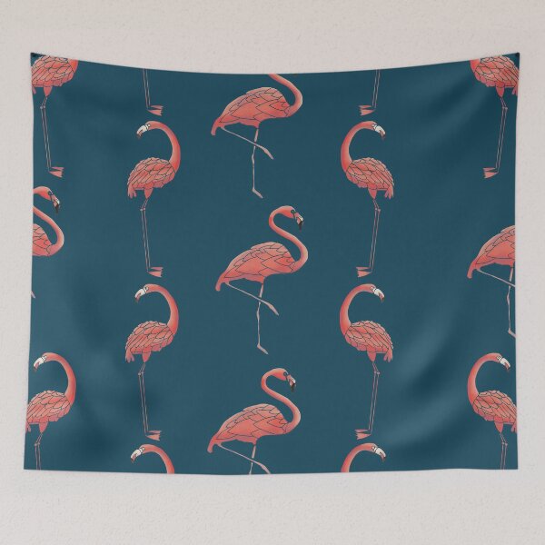 Item preview, Palm Desert Flamingo Collection | Flamingo Pattern - Teal designed and sold by Old Urban Farmhouse Design Studio.