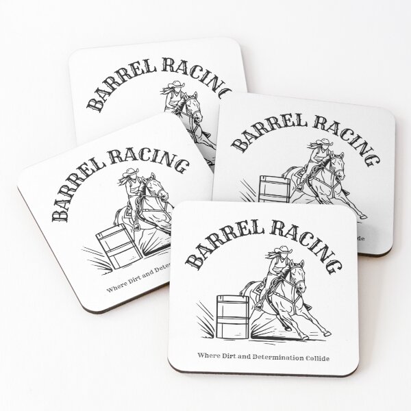 Item preview, Barrel Racing: Where Dirt and Determination Collide designed and sold by TeesbyAngela.