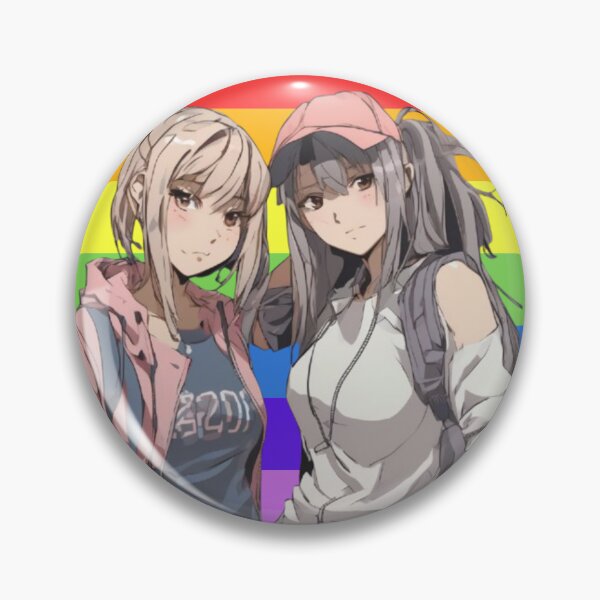 Item preview, Anime Girls LGBT Pride Illustration – Rainbow Aesthetic designed and sold by MarkLines.