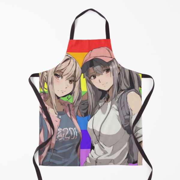 Item preview, Anime Girls LGBT Pride Illustration – Rainbow Aesthetic designed and sold by MarkLines.