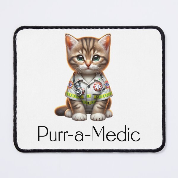 Item preview, Purr-A-Medic designed and sold by absurditeestore.