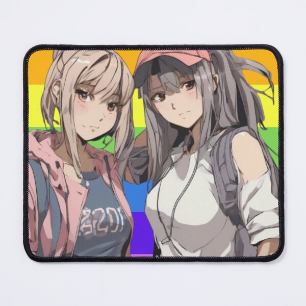 Item preview, Anime Girls LGBT Pride Illustration – Rainbow Aesthetic designed and sold by MarkLines.