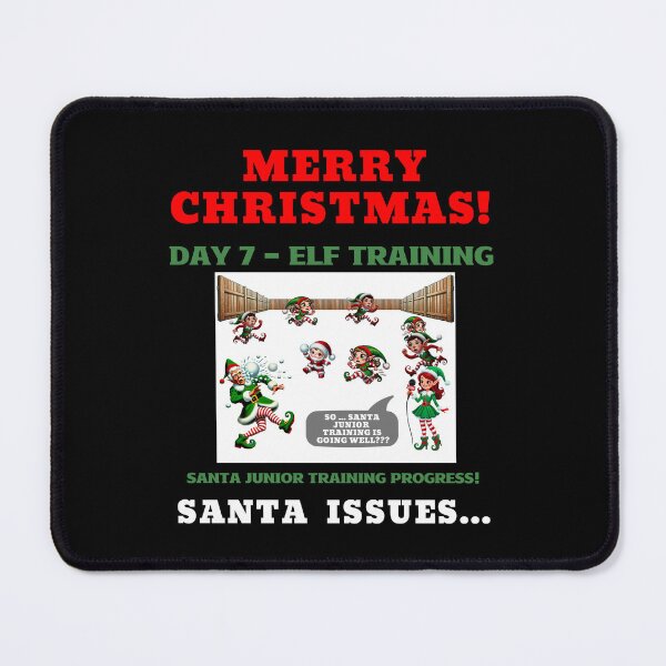 Item preview, Merry Christmas - Santa Issues - Santa Junior Behaving Badly designed and sold by Manic Merch Designs.
