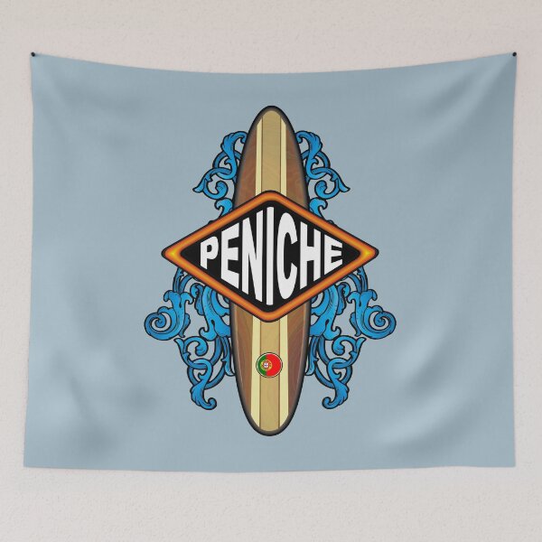 Item preview, Peniche Portugal retro vintage surfboard designed and sold by studioss76.