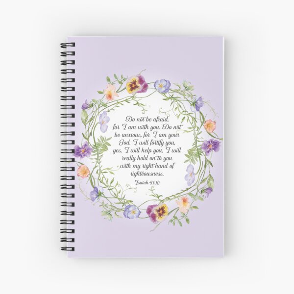 Item preview, Isaiah 41:10 (Floral Wreath) designed and sold by Paper Bee Gift Shop.