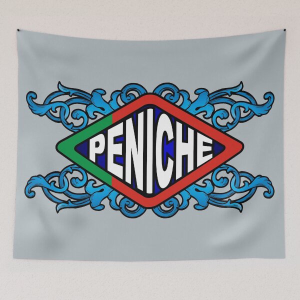 Item preview, Peniche Portugal emblem retro sign designed and sold by studioss76.
