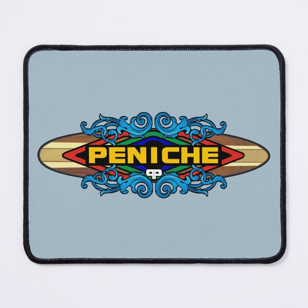 Item preview, Peniche Portugal vintage surfboard monogram designed and sold by studioss76.