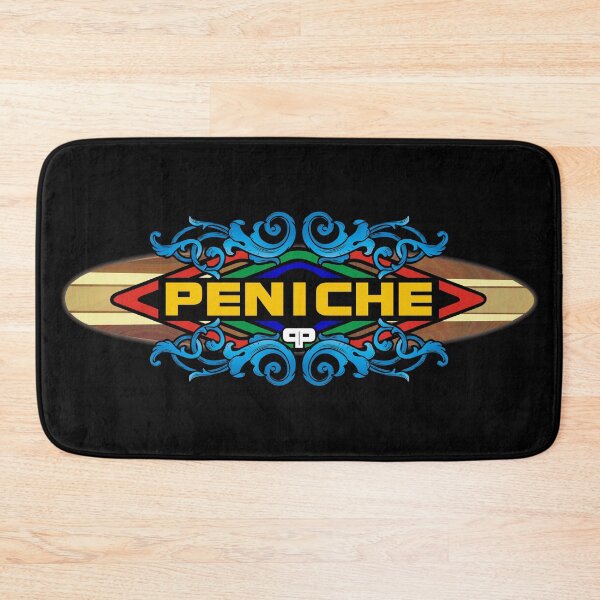 Item preview, Peniche Portugal vintage surfboard monogram designed and sold by studioss76.