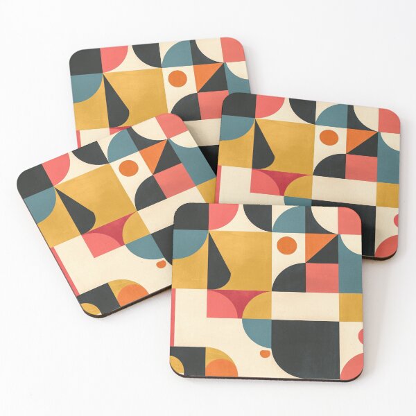 Item preview, Abstract Geometric Color Shapes designed and sold by trajeado14.