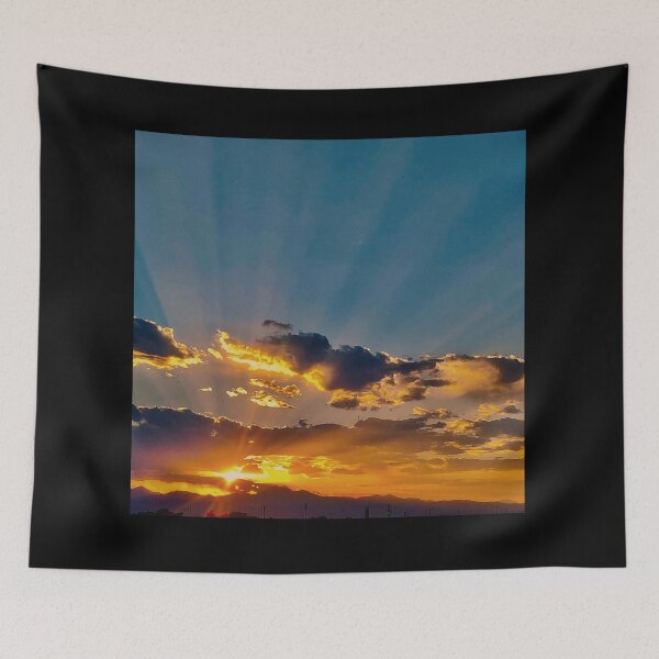 Item preview, Golden Sunrays Illuminating Clouds During a Breathtaking Sunset designed and sold by IFLYBaby.