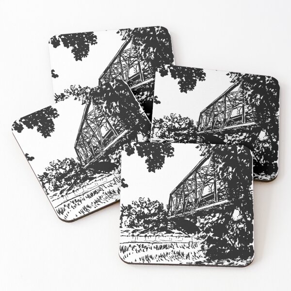 Item preview, Black Bridge of Miles City, Montana designed and sold by HiddenStash.