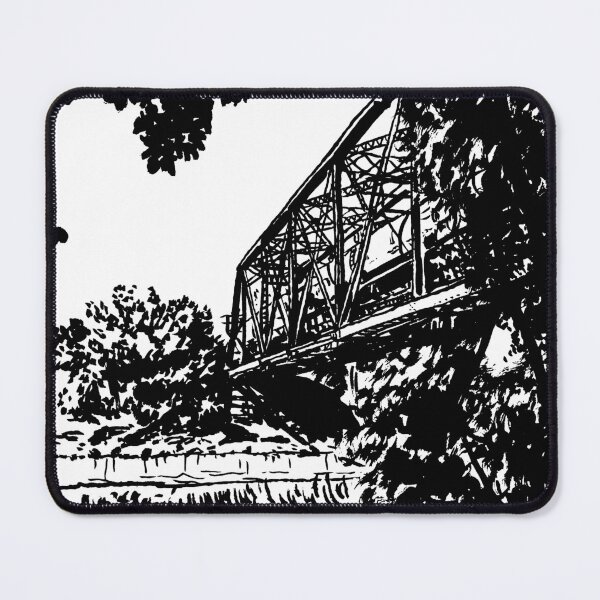 Item preview, Black Bridge of Miles City, Montana designed and sold by HiddenStash.