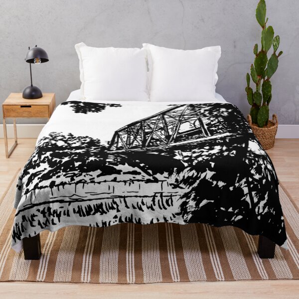 Item preview, Black Bridge of Miles City, Montana designed and sold by HiddenStash.
