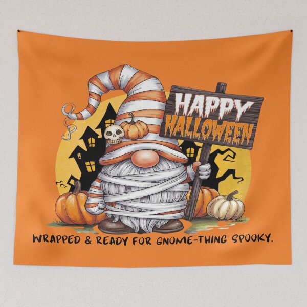 Item preview, Wrapped & Ready for Gnome-Thing Spooky | Cute Halloween Gnome Design for Fall Decor & Apparel designed and sold by Gnome to Express.