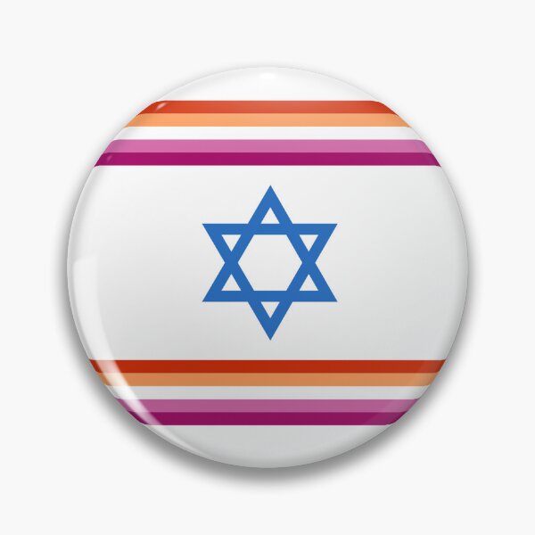 Item preview, Lesbian Israeli Flag designed and sold by Jewish Queer Joy .