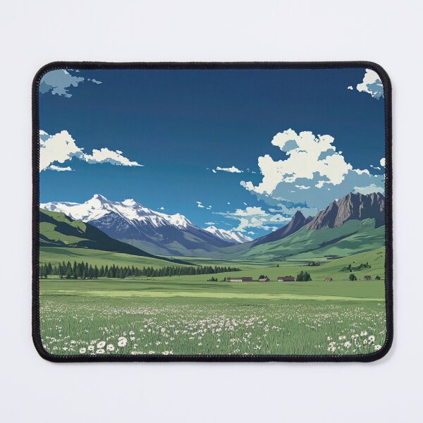 Item preview, Kyrgyzstan landscape | Anime style designed and sold by ComicsFactory.