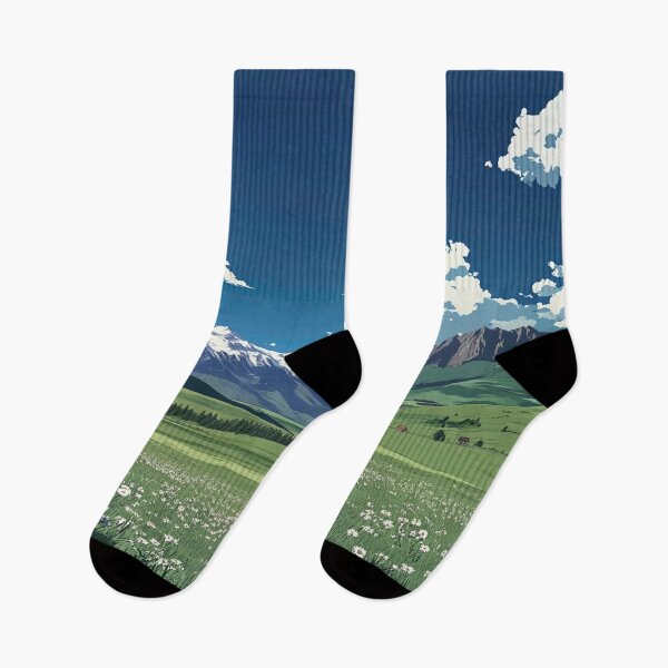 Item preview, Kyrgyzstan landscape | Anime style designed and sold by ComicsFactory.