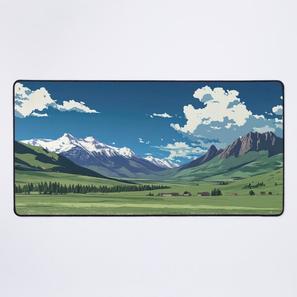 Item preview, Kyrgyzstan landscape | Anime style designed and sold by ComicsFactory.
