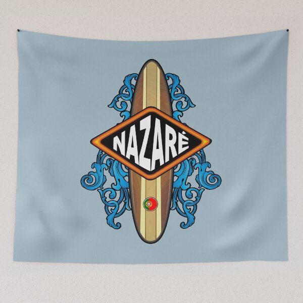 Item preview, Nazaré Portugal retro vintage surfboard designed and sold by studioss76.