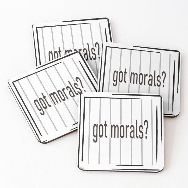Item preview, Got Morals? designed and sold by Karen Wood.