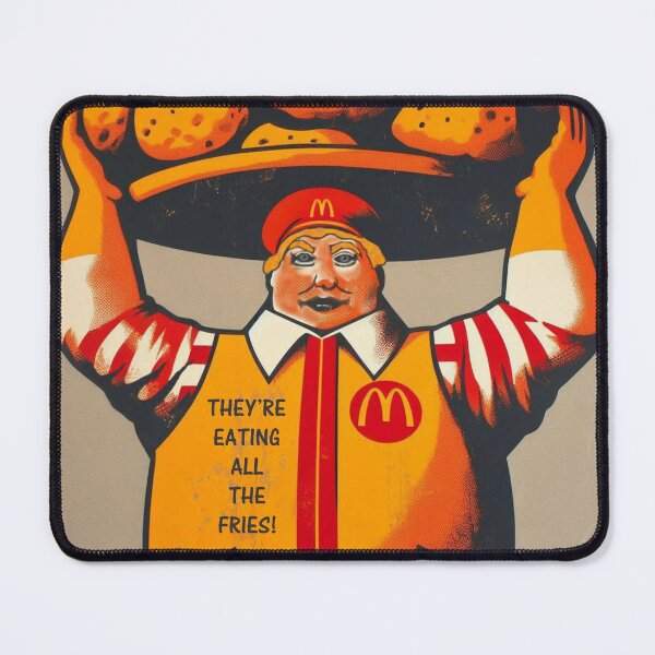 Item preview, They're Eating All the Fries! designed and sold by williamlharvey.