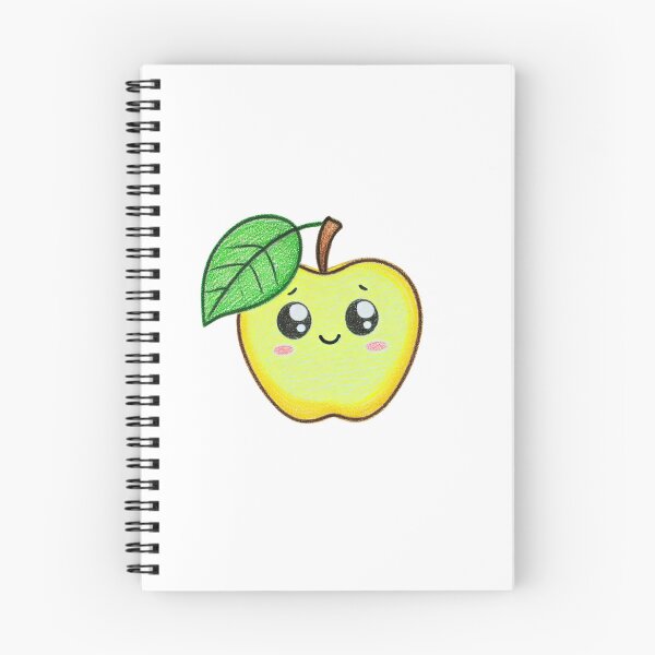 Item preview, Cute Kawaii Yellow Apple Character designed and sold by Little Care Studio.