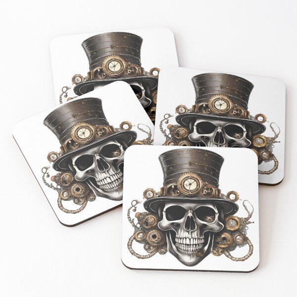 Item preview, Steampunk Skull designed and sold by TessAdventures.