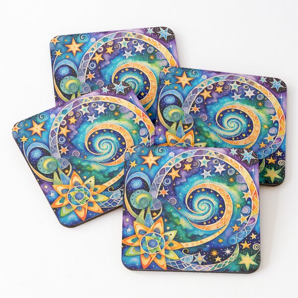 Item preview, Mandala 7 - Sacred Geometry in stars, galaxies, swirls designed and sold by artedamensagem.