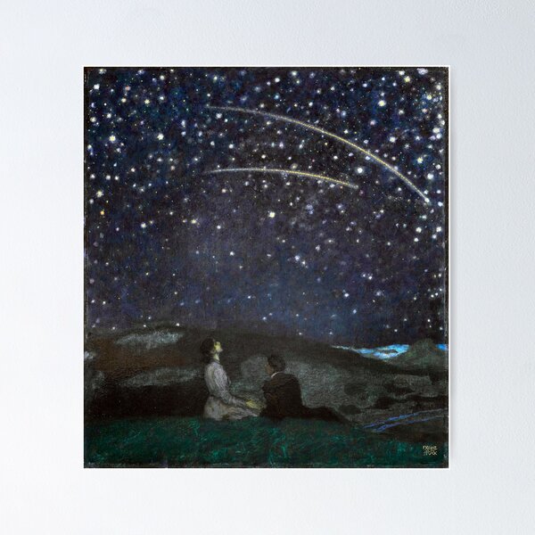 Item preview, Falling Stars - Franz Von Stuck designed and sold by forgottenbeauty.
